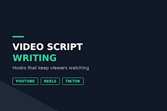 write video scripts with strong hooks for youtube