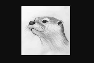 sketch animal model design