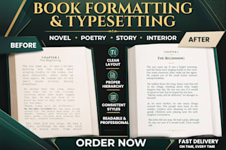 novel formatting poetry story formatting interior formatting book typesetting