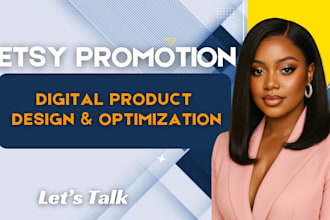 etsy shop digital product design and manager