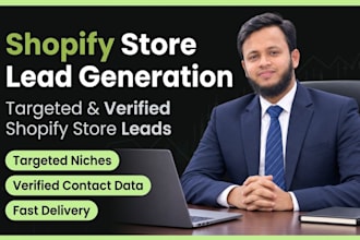 do shopify lead generation and provide ecommerce leads