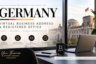 provide a germany virtual business address and registered office