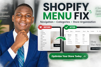 fix and organize your shopify navigation menu