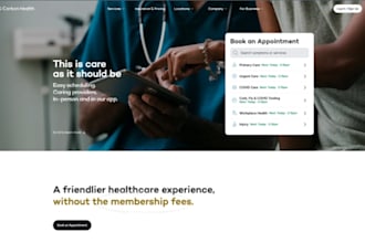 design wix medical website healthcare website doctor clinic website