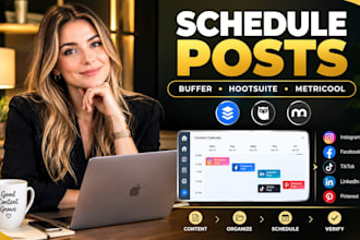 manage social media post schedule buffer hootsuite metricool posting