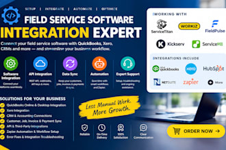 integrate servicetitan, workiz, fieldpulse, kickserv or servicem8