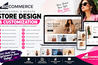 bigcommerce store design bigcommerce website customization fashion website