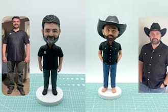 3d bobblehead model personalized figurine 3d funko pops custom statue 3d print