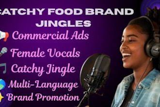 sing a catchy advertising jingle for your restaurant or food brand