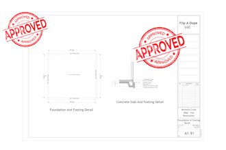 draw architectural rear extension plans and structural engineering drawings