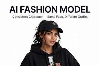 create realistic ai influencer model and fashion photos
