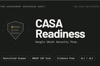 prepare your saas for google oauth casa assessment