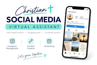 grow christian instagram content with a social media virtual assistant