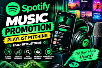 promote your music on spotify with organic playlist pitching