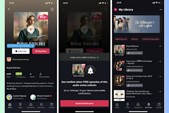 develop ai short vertical drama series, and audiobook app like pocket fm