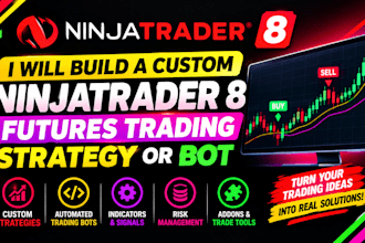 build a custom ninjatrader 8 futures trading strategy or bot