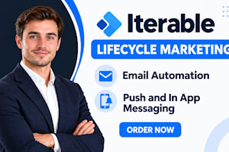 do iterable lifecycle marketing cross channel automation push in app messaging