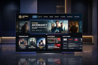 build a white label iptv app with custom UI, android TV for tivimate ibo player