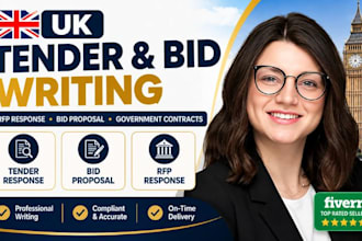 write your UK tender bid proposal and professional rfp response