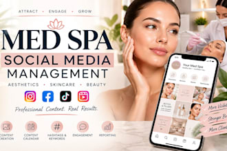 manage your med spa social media aesthetics and skincare marketing