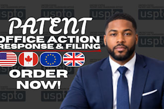 respond to uspto patent office action and file your patent as  licensed attorney