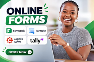 create formstack, form site, cognito form and tallyform