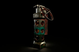 create 3d game environment asset or 3d game ready model props