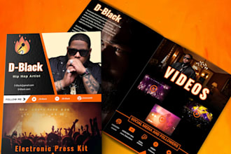 design dj epk, dj press kit, speaker epk, press release, music sheet, one sheet