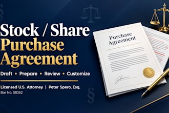 draft a stock purchase agreement for your business transaction