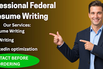 write an ats federal resume with 24 hour delivery