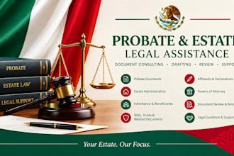 professionally provide probate and estate legal assistance