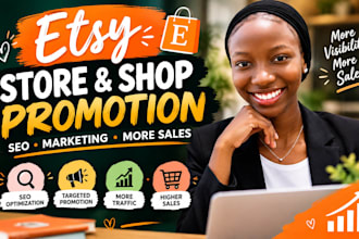 do etsy store and etsy shop promotion, etsy SEO to boost traffic sales