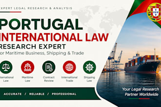 portugal international law research expert and maritime business and trade works