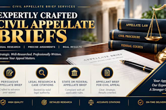 prepare a state or federal civil appellate brief