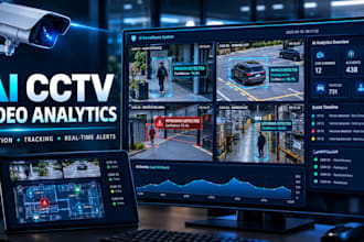 build an ai cctv video analytics and surveillance system, computer vision