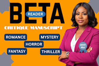 be your romance beta reader beta read critique and  provide feedback