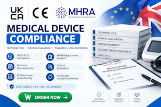 prepare ukca ce mhra technical files clinical evaluation and compliance document