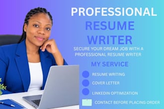 write a professional resume