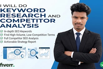 do keyword research and competitor analysis