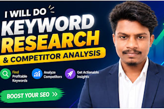 do SEO keyword research and competitor analysis