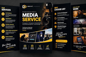design media kit, press kit, epk, speaker one sheet or artist kit
