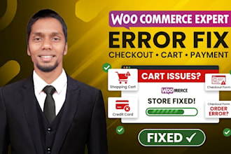 fix woocommerce errors, checkout, cart and payment issues