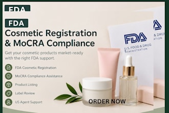 do fda registartion,c compliance and us agent service