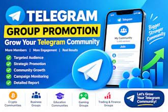 promote your telegram group and grow your telegram community