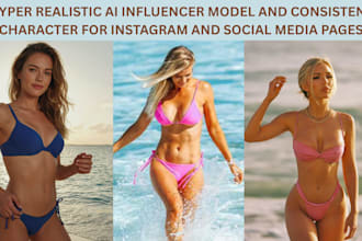 make realisitic ai influencer, ai model for lora to get consistent character