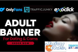 design adult banner for your page,website or traffic junky,exoclik campaign