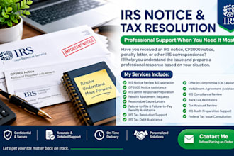 respond to irs notices, cp2000, penalty abatement and tax resolution