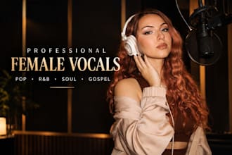 be your professional female christian gospel singer rapper for hooks and chorus