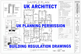 create UK building regulations structural drawings and calculations