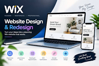 design wix website, redesign wix website, wix studio expert, wix ecommerce